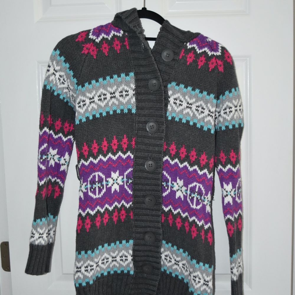 Long Heavy Winter Cardigan